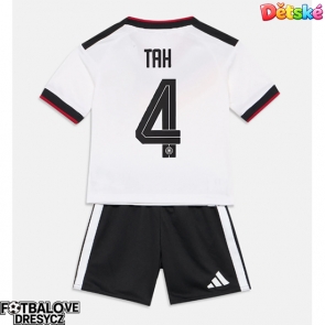 Německo Jonathan Tah #4 Dětské Domácí dres komplet MS 2026 Krátký Rukáv (+ trenýrky)